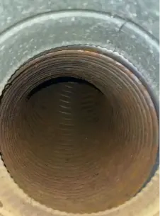 After cleaning the residential vents