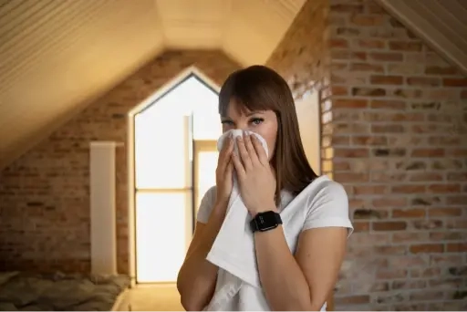 Dust buildup and sneezing symptoms from contaminated air vents in Everett home