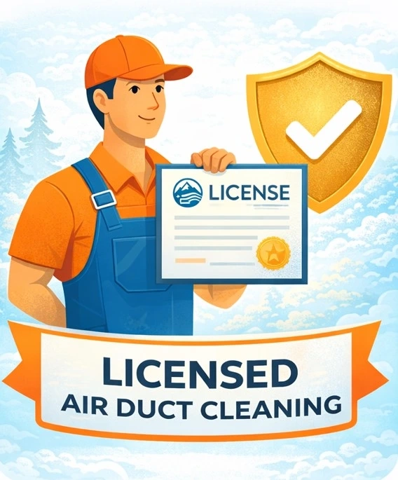Licensed air duct cleaning technicians certified by NADCA in Everett WA
